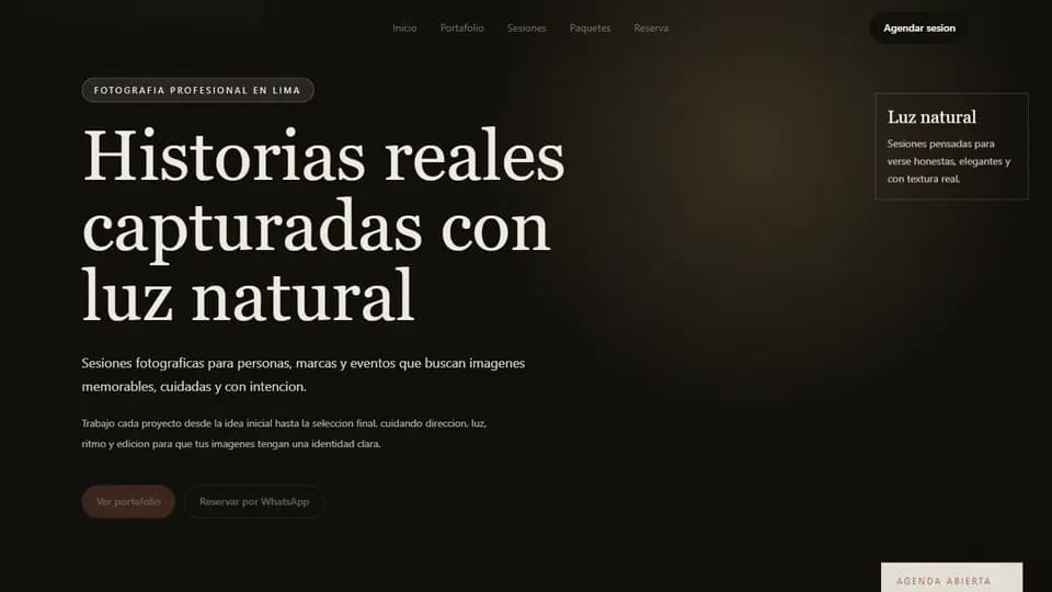 Vista previa de React Fotografo Basico