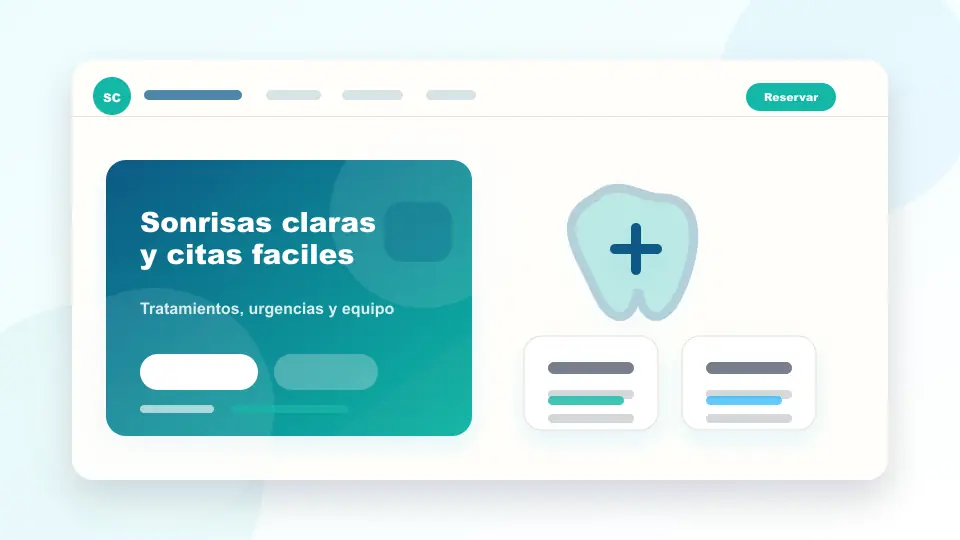 Vista previa de Landing Clínica Dental HTML