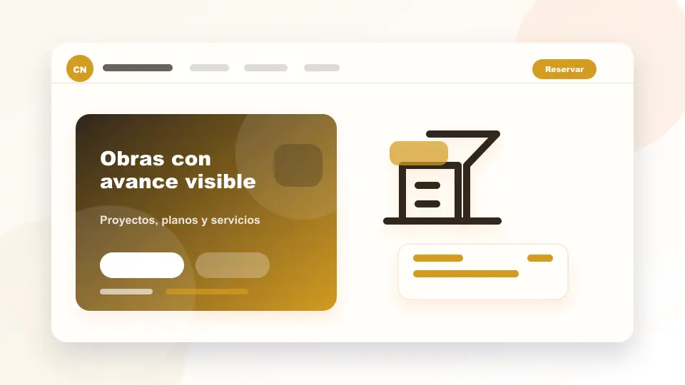 Vista previa de Landing Constructora HTML