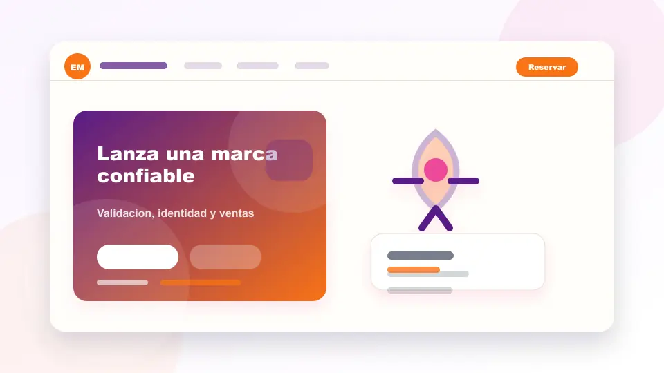 Vista previa de Landing Emprendimiento HTML