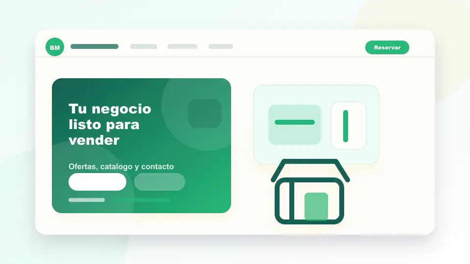 Vista previa de Landing Negocio Local HTML