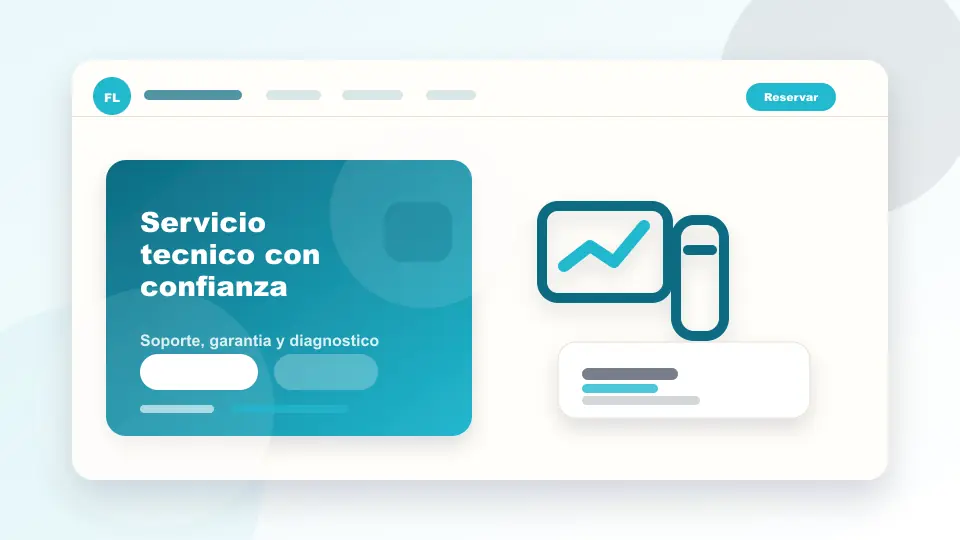 Vista previa de Landing Servicio Técnico HTML