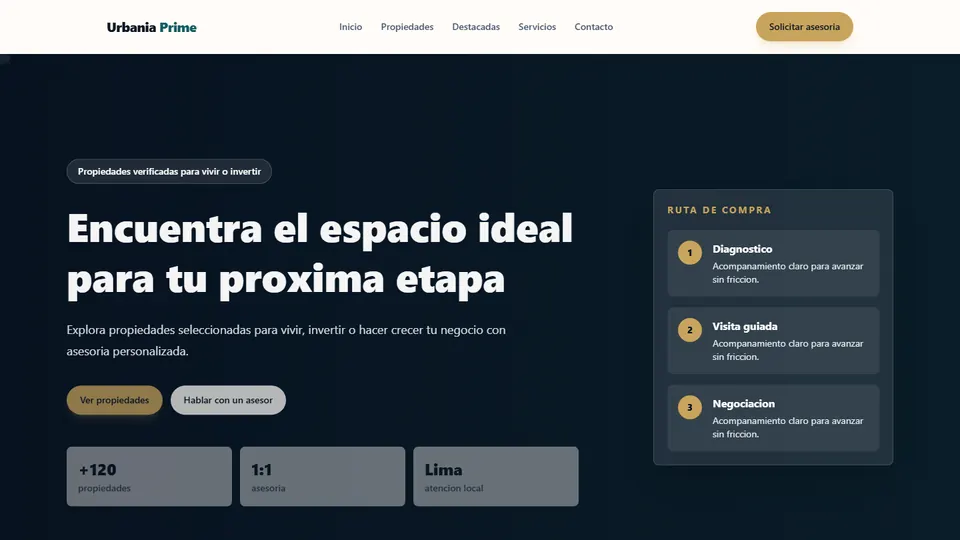 Vista previa de React Inmobiliaria Básico