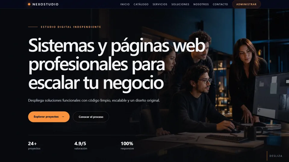 Vista previa de React Catálogo Intermedio