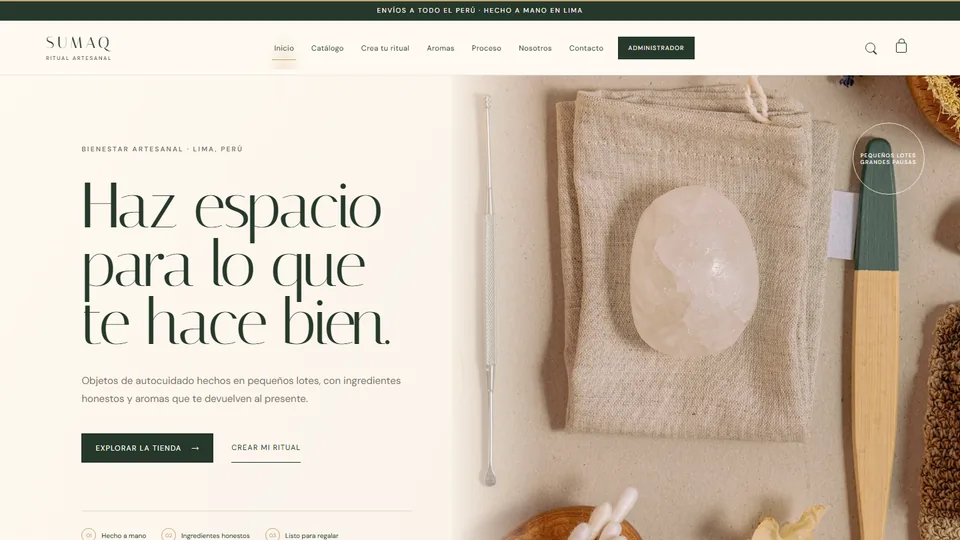 Vista previa de React Ritual Artesanal Intermedio