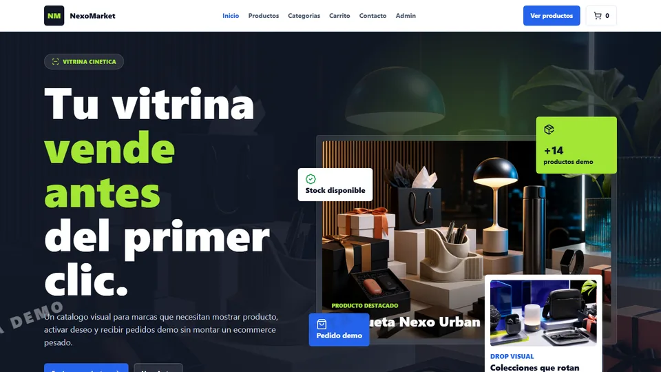 Vista previa de React Tienda Intermedio